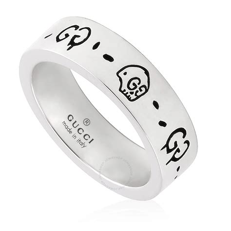 gucci ghost ring mens|gucci ghost ring size 7.